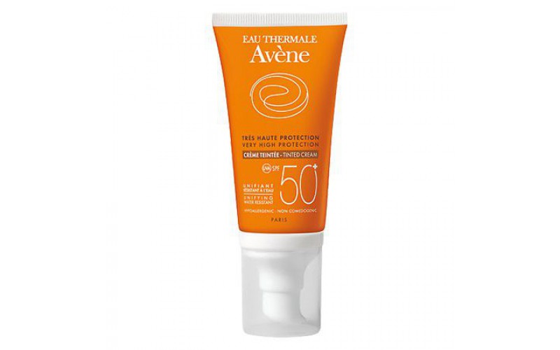 Авен Крем сонцезахисний тональний SPF 50+ для сухої чутливої шкіри Avene Tinted Cream for dry sensitive skin SPF 50+, 50 мл