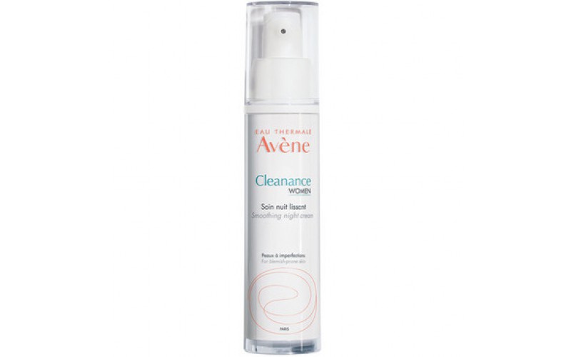 Авен Клінанс Вумен нічний крем для обличчя Avene Cleanance Women smoothing night cream, 30 мл